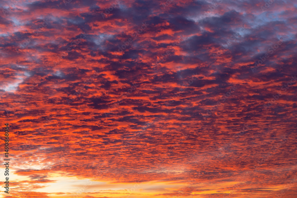 Fototapeta premium Beautiful abstract nature sunset or sky as background. Abstract pastel soft colorful smooth blurred textured background off focus toned. Beautiful sunset sky as backdrop. Ronamtic rainbow sunrise
