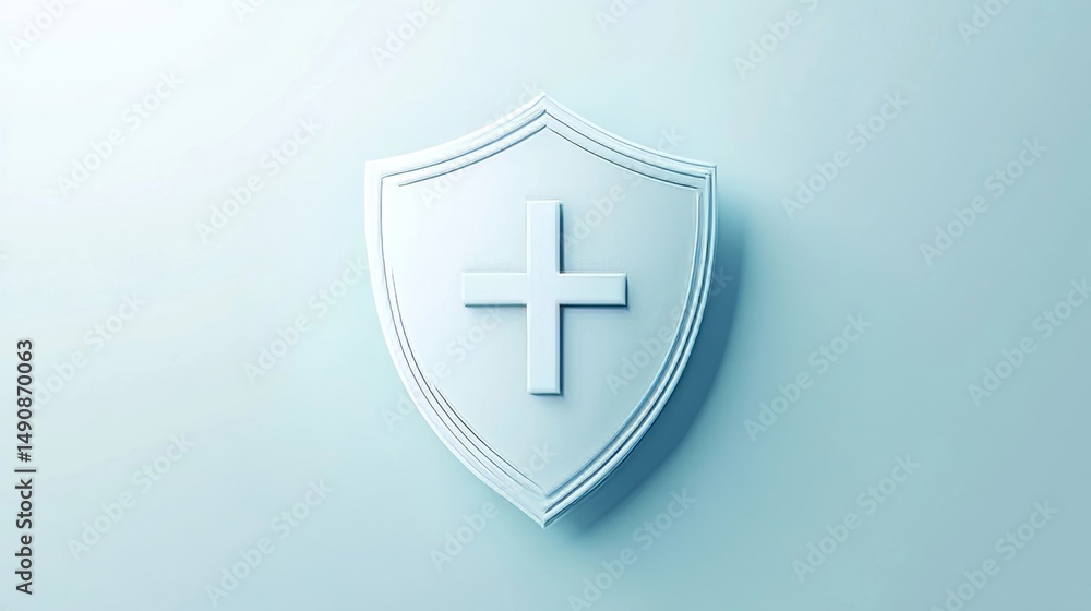 Fototapeta premium shield with sword