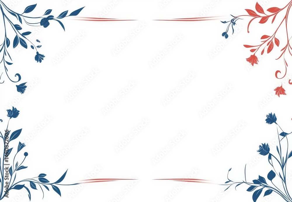 frame with flowers frame with flowers