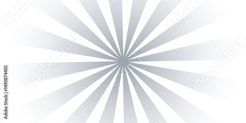 Ray sun light. Sunburst background. Radial circle line. Pattern starburst. Comic beam lines. Sun effect rays. Abstract firework. Concentration stripe. Cartoons lightning style. Vector illustration