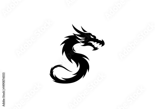 Wallpaper Mural Serpentine Shadow: Dragon's Might Torontodigital.ca