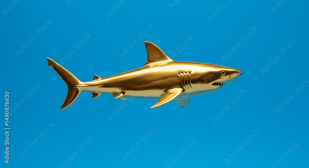 Fototapeta premium golden shark