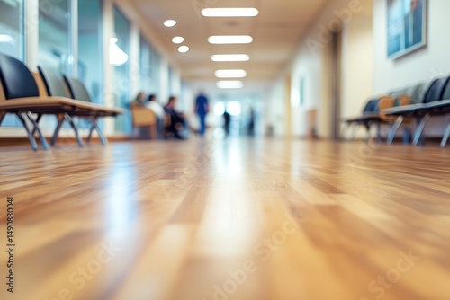 Wallpaper Mural Empty Hospital Waiting Room Hallway Torontodigital.ca