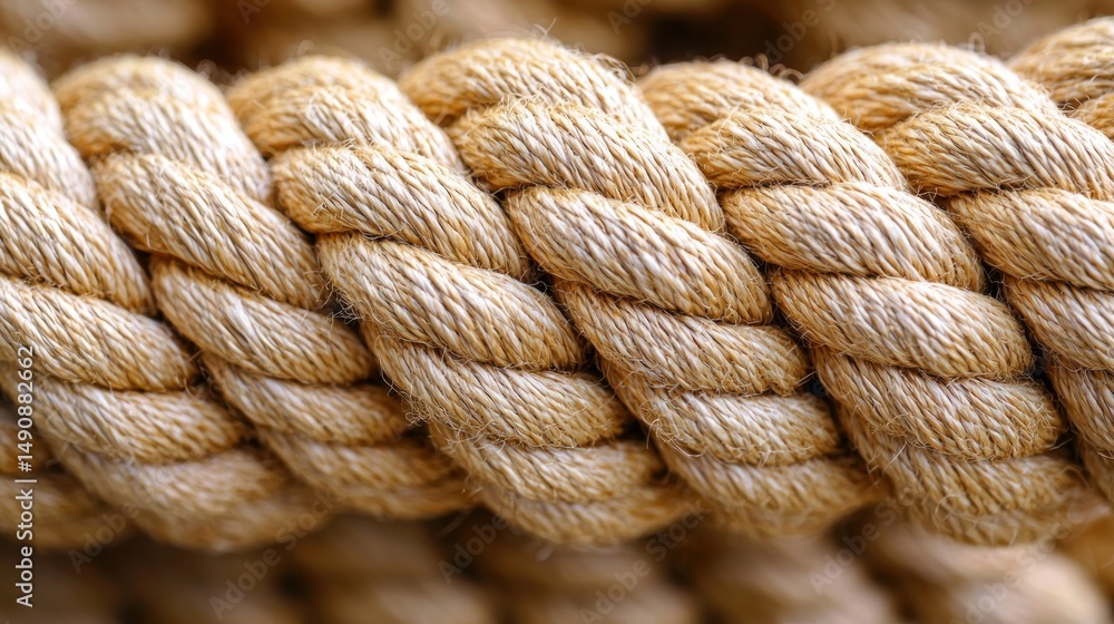 Closeup beige rope texture background Closeup beige rope texture background