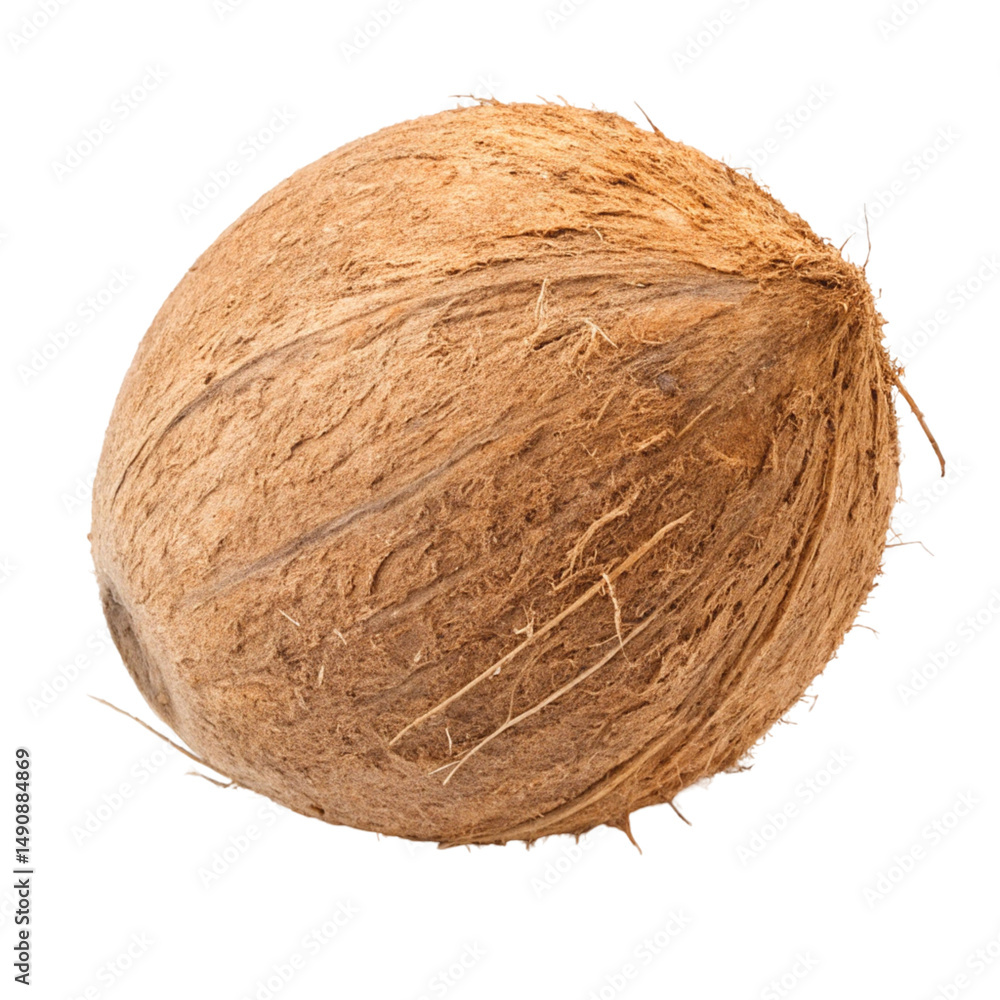 coconut on white background coconut on white background