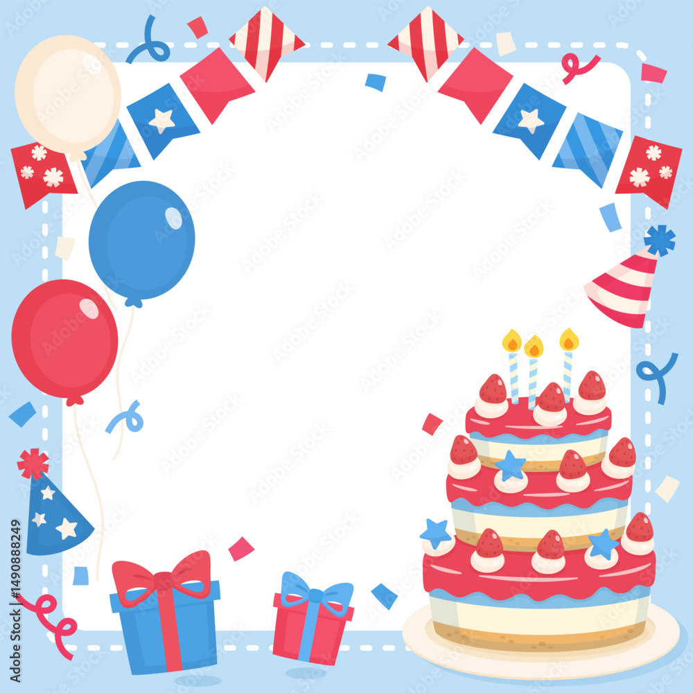 fourth july party frame 1 fourth july party frame 1