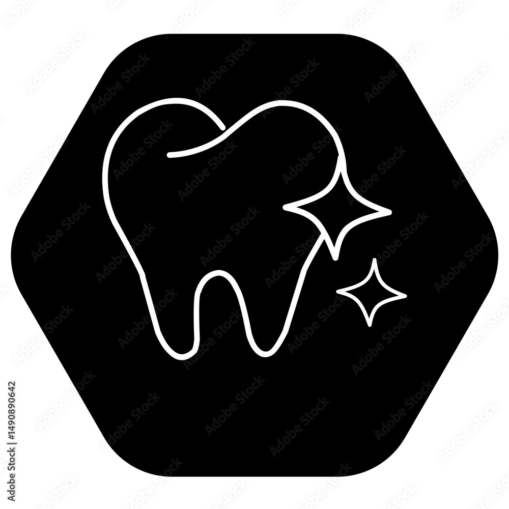 Fototapeta premium Dental Care Logo Icon