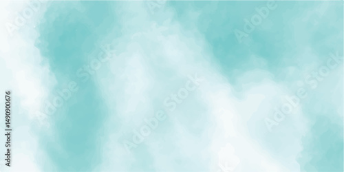 Abstract colorful cloud background. Soft color background design. Beautiful blue watercolor grunge. blue in the sky wallpaper cloudscape design.blue and white merge with soft transitions.