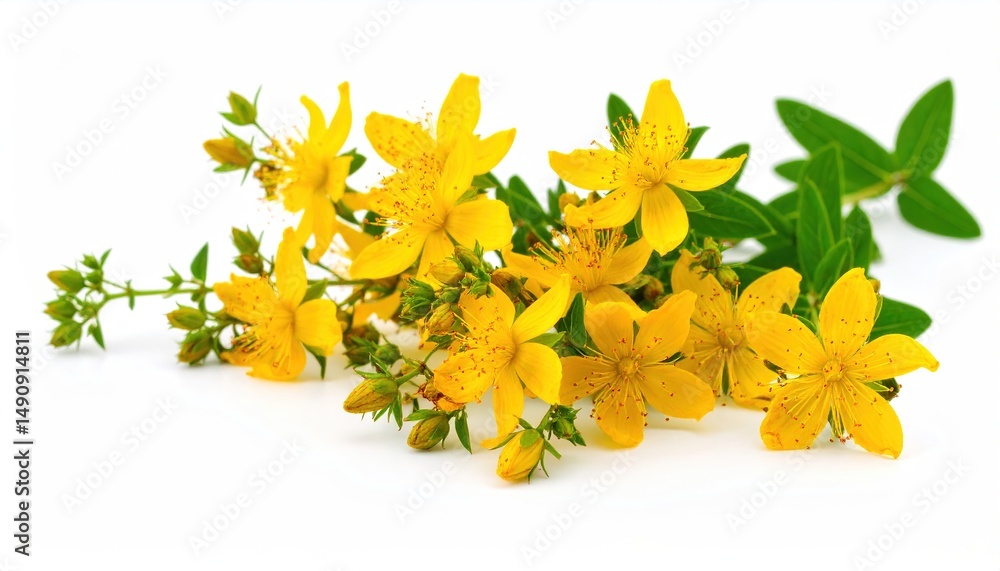 Yellow St Johns Wort Flowers. Yellow St Johns Wort Flowers.