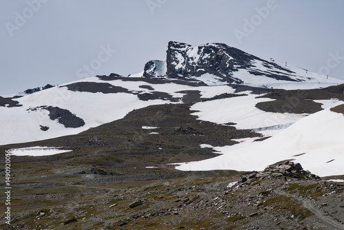 Pico del Veleta en Sierra Nevada en Granada, España