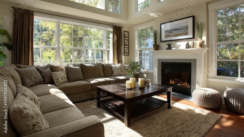 Modern living room interior design