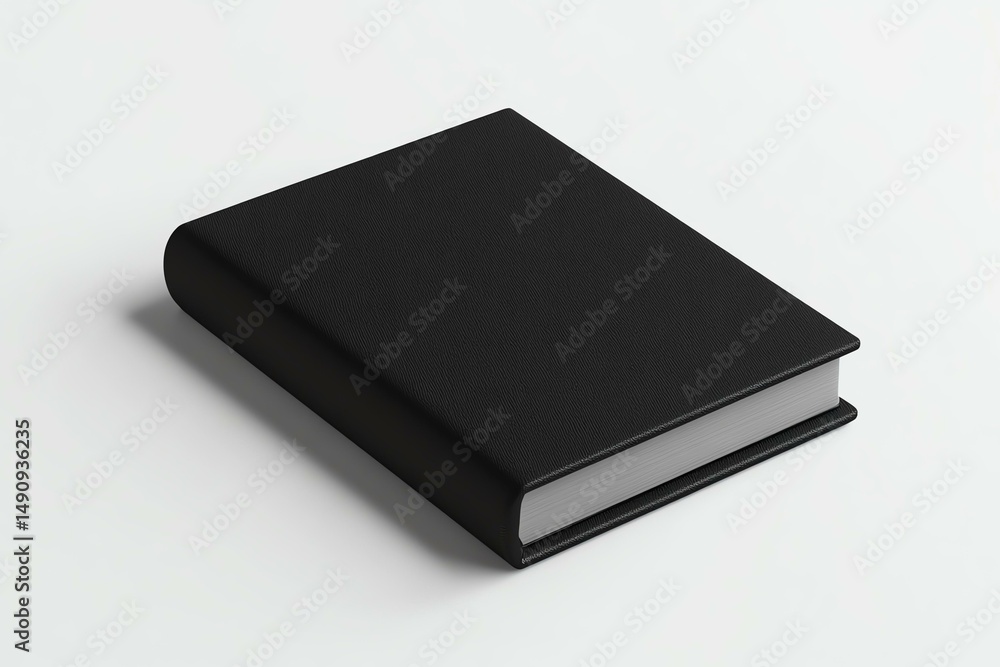 A mockup of a branded notepad holder on a white background A mockup of a branded notepad holder on a white background