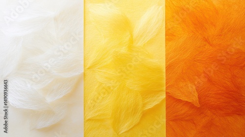 Wallpaper Mural Vibrant yellow and orange abstract painting, a closeup view of blended hues texture Torontodigital.ca