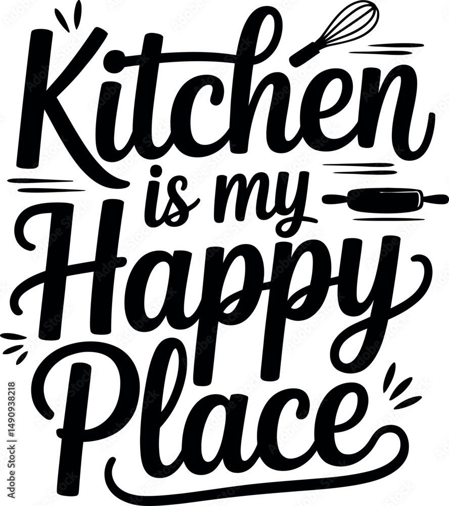Obraz premium Cooking svg typography design.