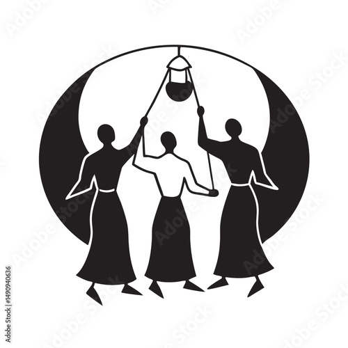 Mid Autumn Festival Lantern Group