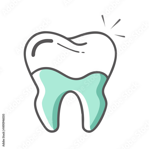 dental icon, dental vector illustration-simple illustration of dental, perfect for dental logos and icons