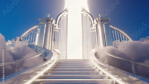 View of stairway to heaven gate