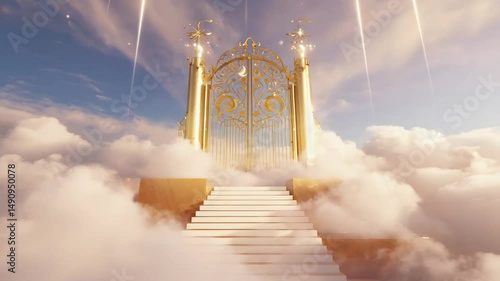 View of stairway to heaven gate