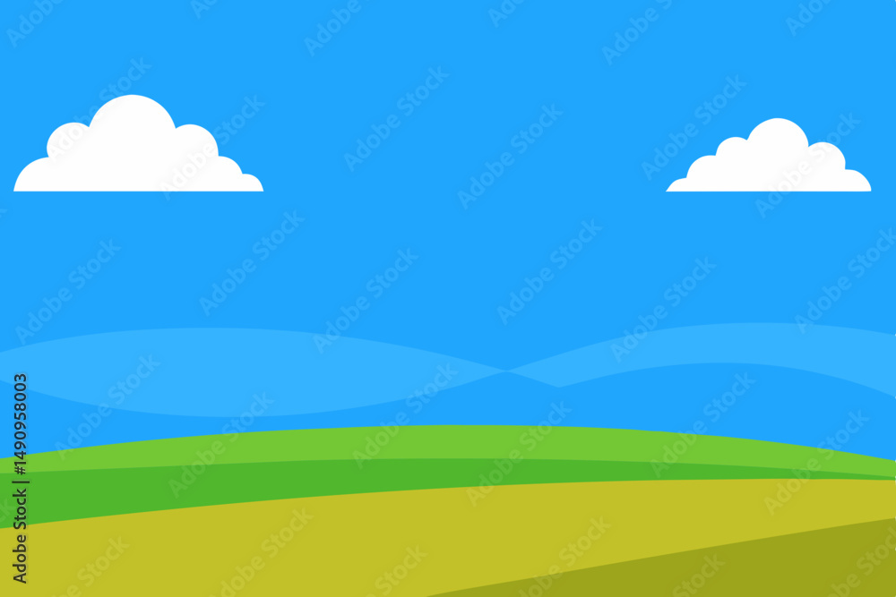 vector illustration of a landscape vector illustration of a landscape