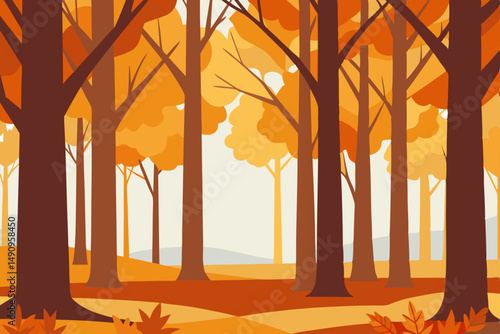 autumn in the forest