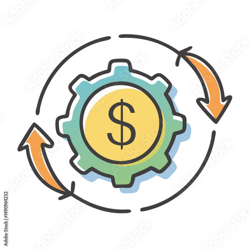 economizing icon, economizing vector illustration-simple illustration of economizing, perfect for economizing logos and icons