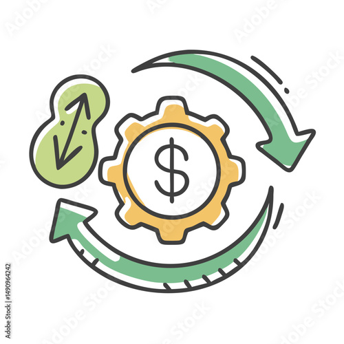 economizing icon, economizing vector illustration-simple illustration of economizing, perfect for economizing logos and icons