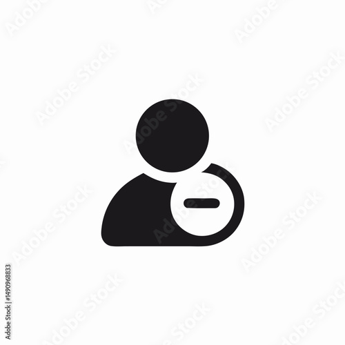 Remove User Icon, Delete Account Symbol, Profile Deletion