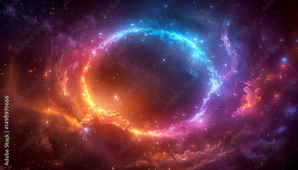 Fototapeta premium Cosmic ring nebula