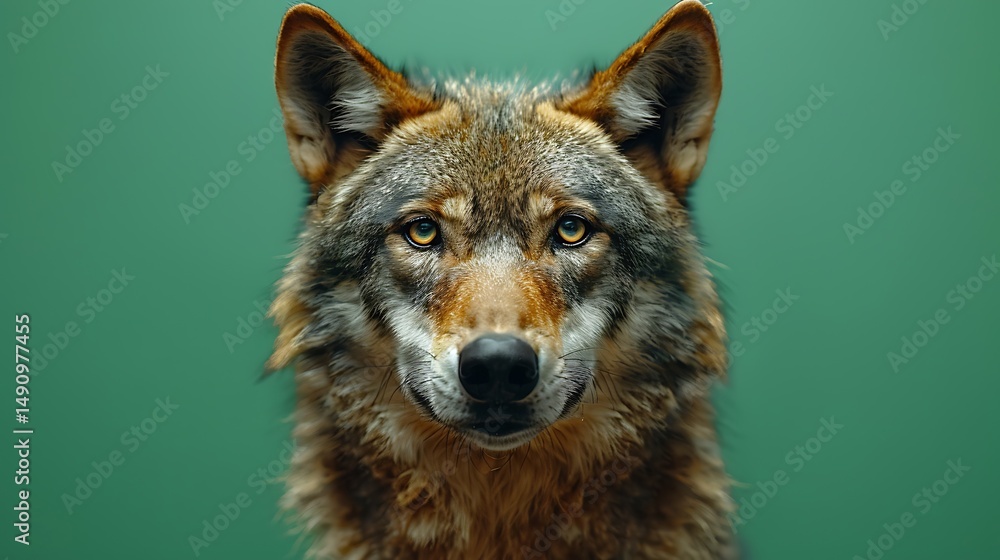 Fototapeta premium Close-up portrait of a wolf