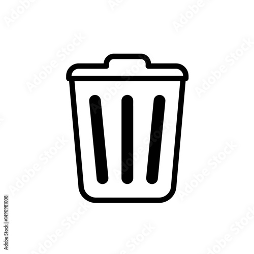 Trash can icon