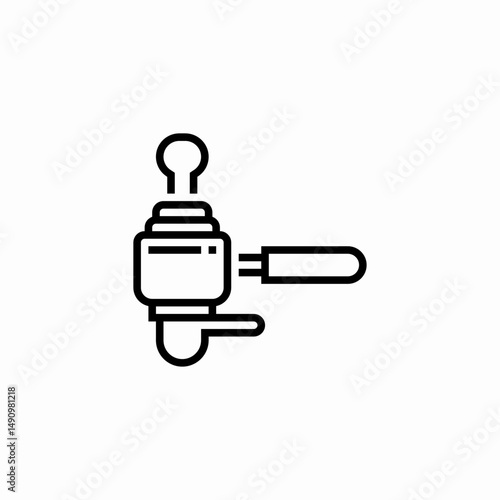 espresso machine icon sign vector
