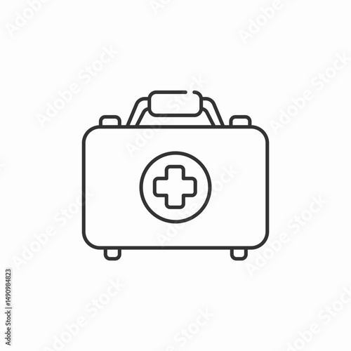 medical first aid icon sign vector