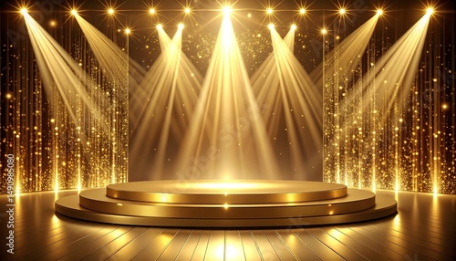 Golden Award Ceremony Stage.