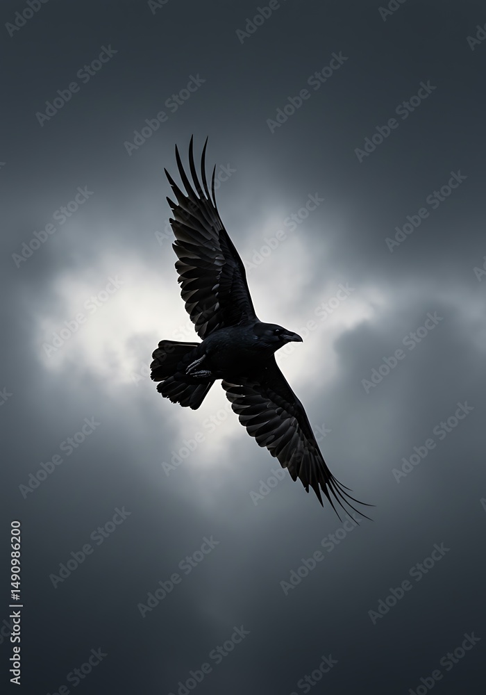 Obraz premium Shadow Wings, Sun's Embrace