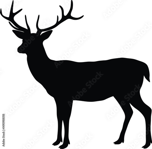 deer silhouette vector