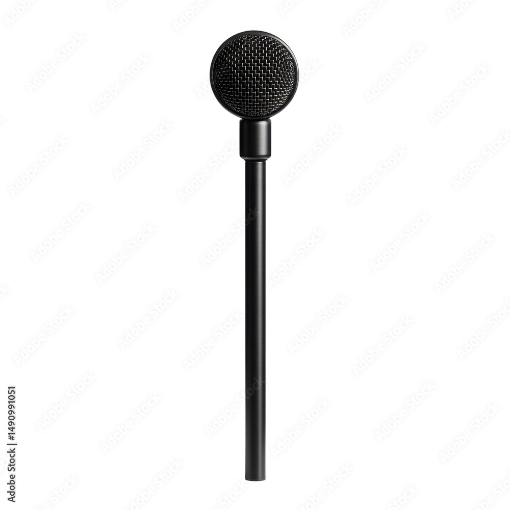 Obraz premium Microphone Isolated on white transparent background