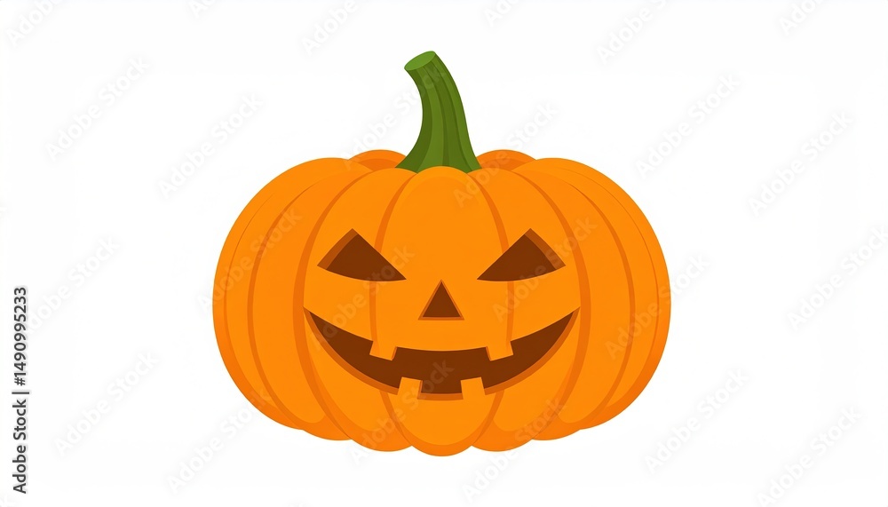 Fototapeta premium Halloween Pumpkin Face.