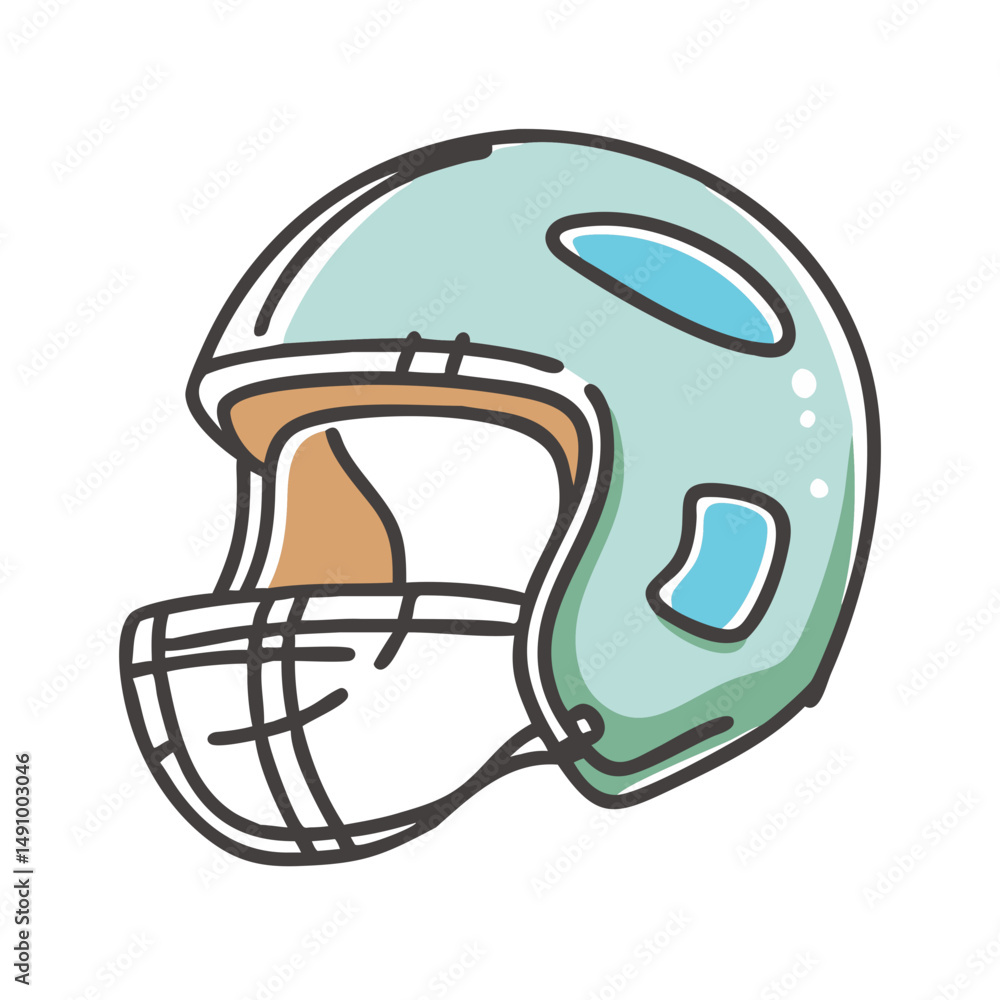football helmet icon, football helmet vector illustration-simple illustration of football helmet, perfect for football helmet logos and icons football helmet icon, football helmet vector illustration-simple illustration of football helmet, perfect for football helmet logos and icons