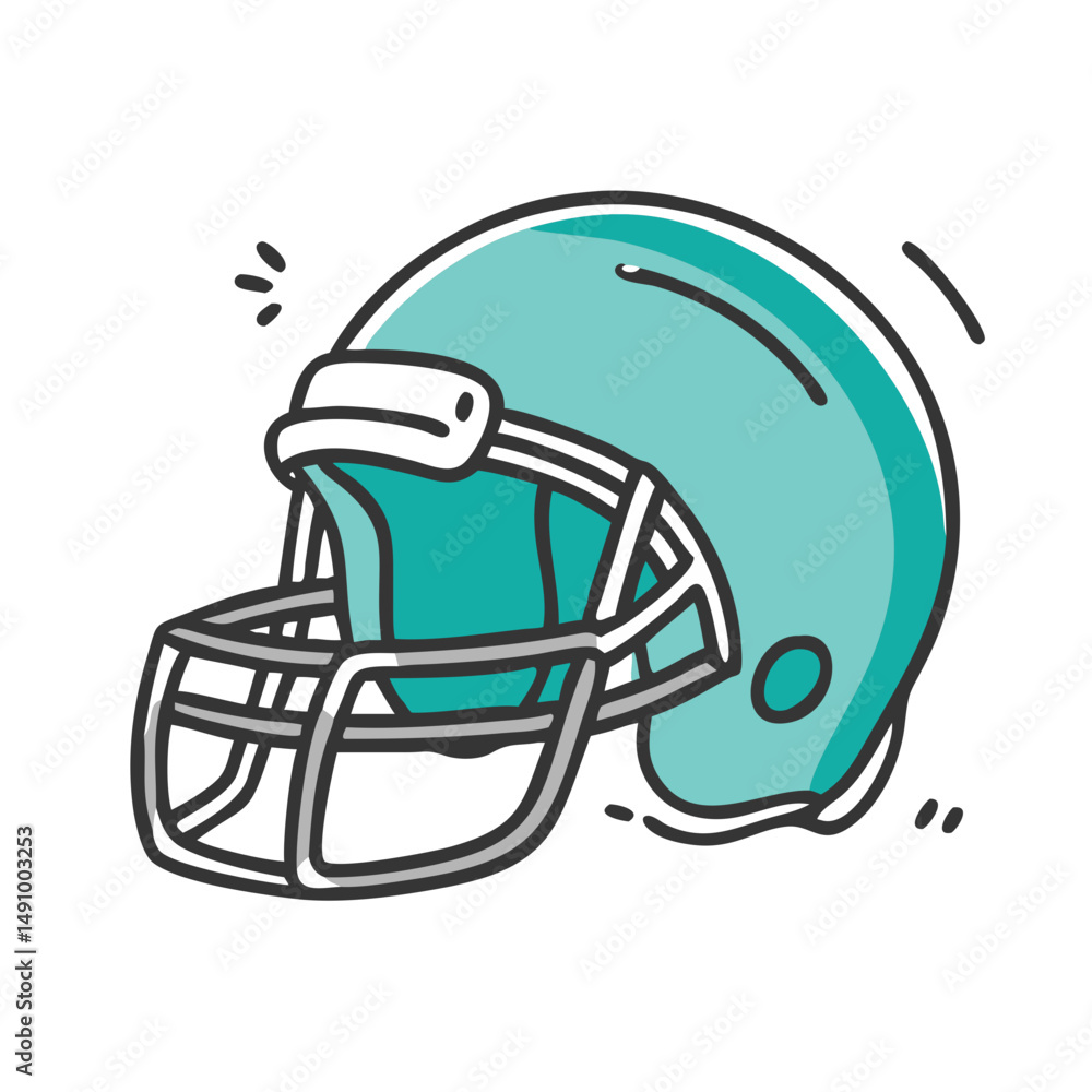 Fototapeta premium football helmet sport icon, football helmet sport vector illustration-simple illustration of football helmet sport, perfect for football helmet sport logos and icons