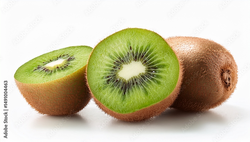 Fototapeta premium kiwi fruit isolated on white background