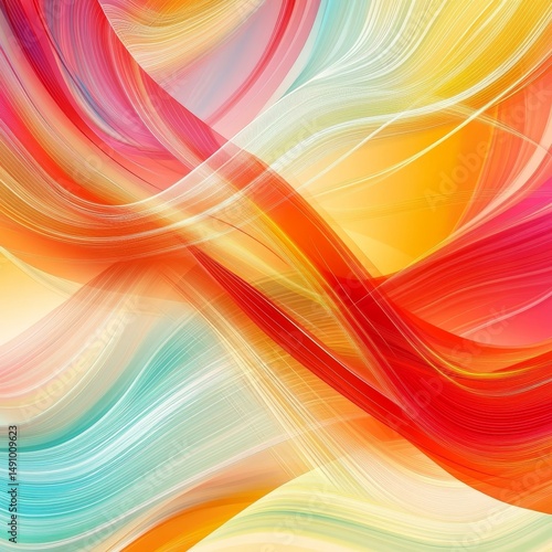 Abstract colorful background, futuristic wavy illustration eps10 vector.