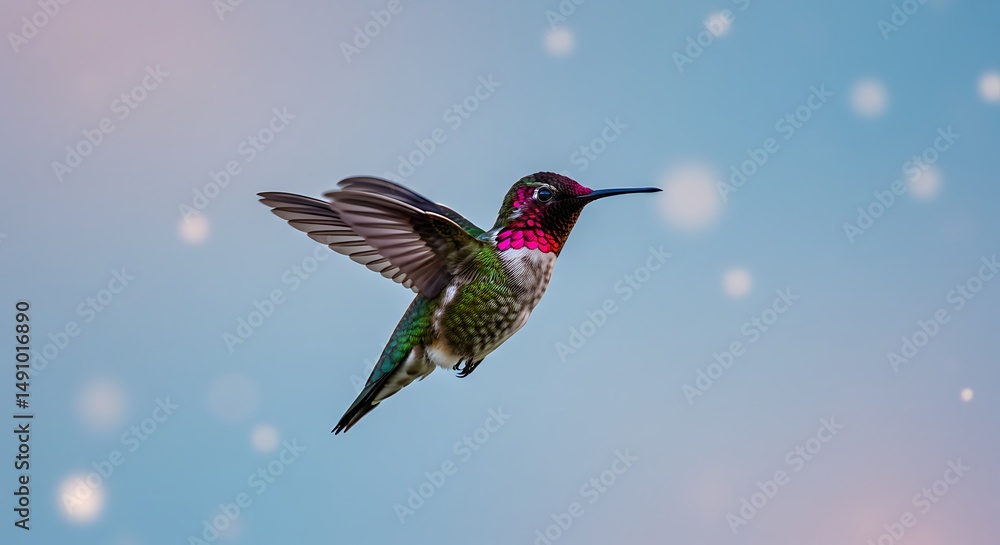 Fototapeta premium Hummingbird in flight