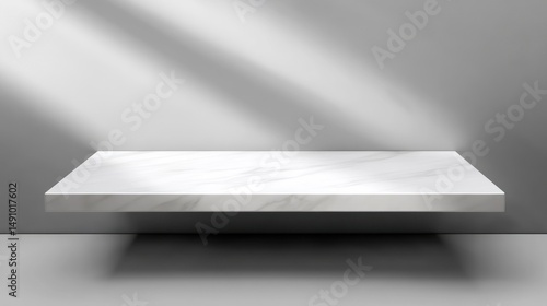 Elegant Marble Shelf Product Display Background