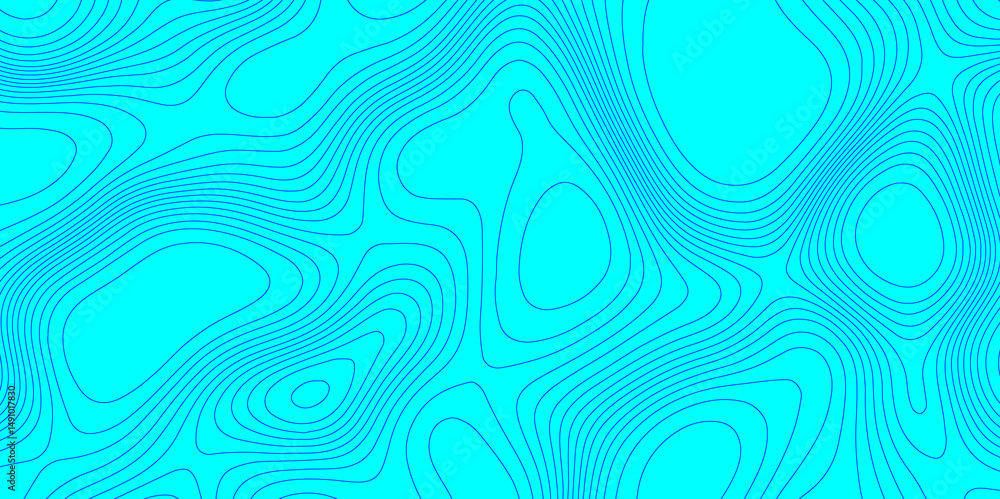 Modern topo map landscape grid texture design blue background with cartography grid wave map, geographic line texture abstract pattern seamless topographic contour map geometric line technology. Modern topo map landscape grid texture design blue background with cartography grid wave map, geographic line texture abstract pattern seamless topographic contour map geometric line technology.