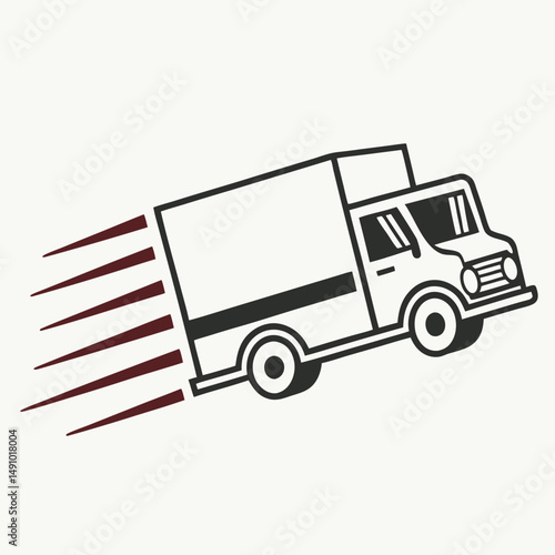 vector delivery truck