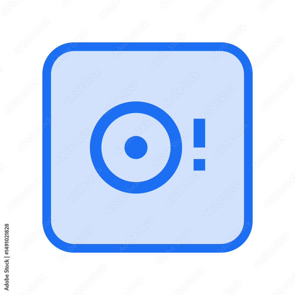 Disc Full Outlined Icon Disc Full Outlined Icon