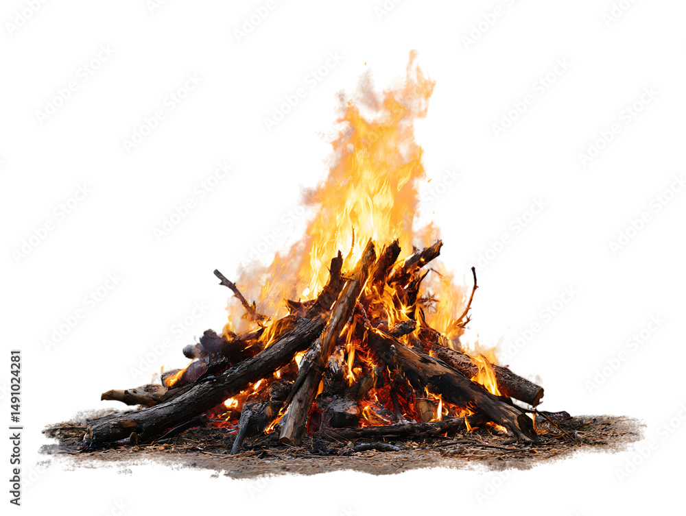 Obraz premium BoBonfire on png