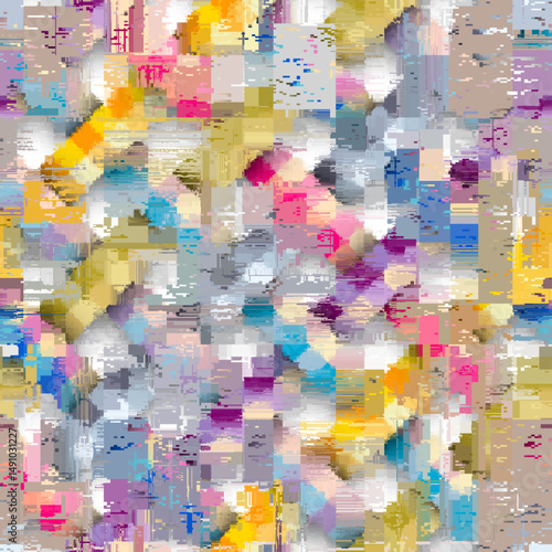 Dark scratch grunge texture. Pattern of spots, stains, ink, dots. Damaged backdrop. Vintage seamless vector texture. Distressed dirty artistic design