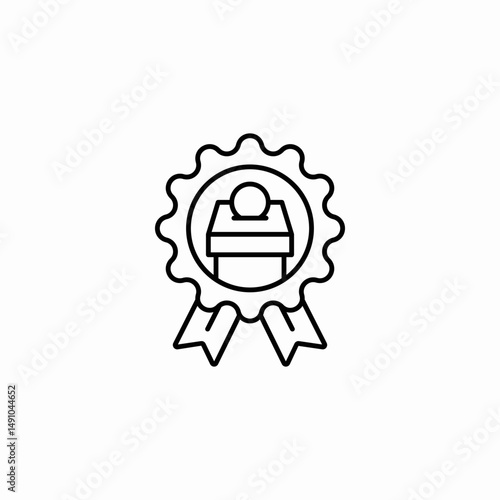 quality badge icon sign vector