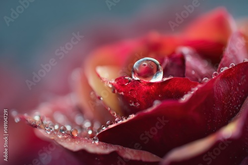 Close-up of dewdrop on a vi...